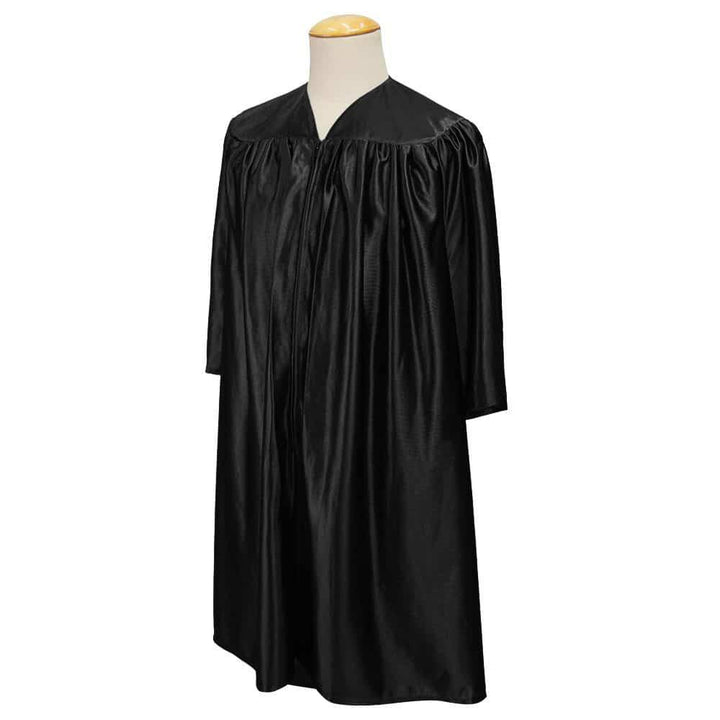 Children's Shiny Black Choir Robe - Choir On