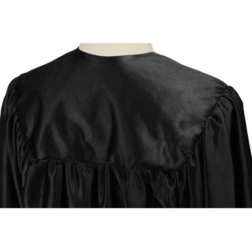 Children's Shiny Black Choir Robe - Choir On