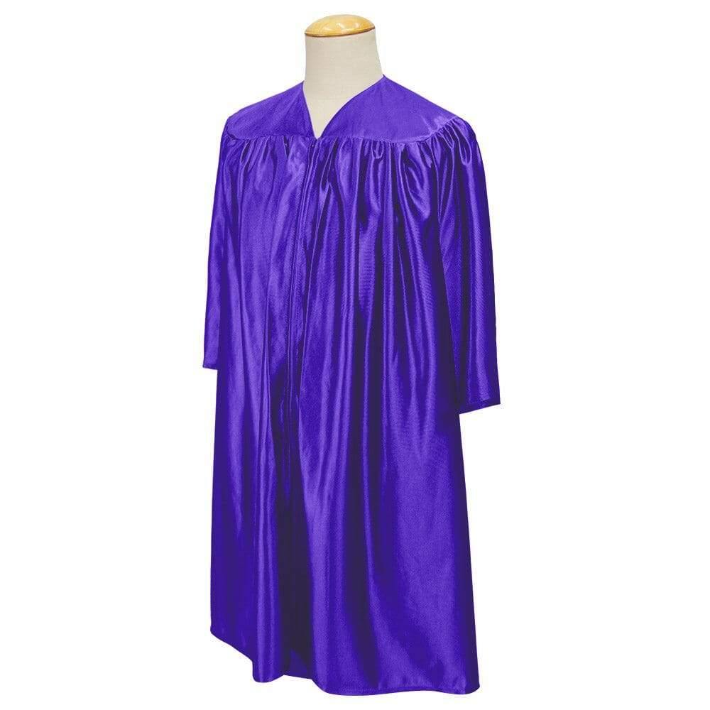 Children's Shiny Purple Choir Robe - Choir On