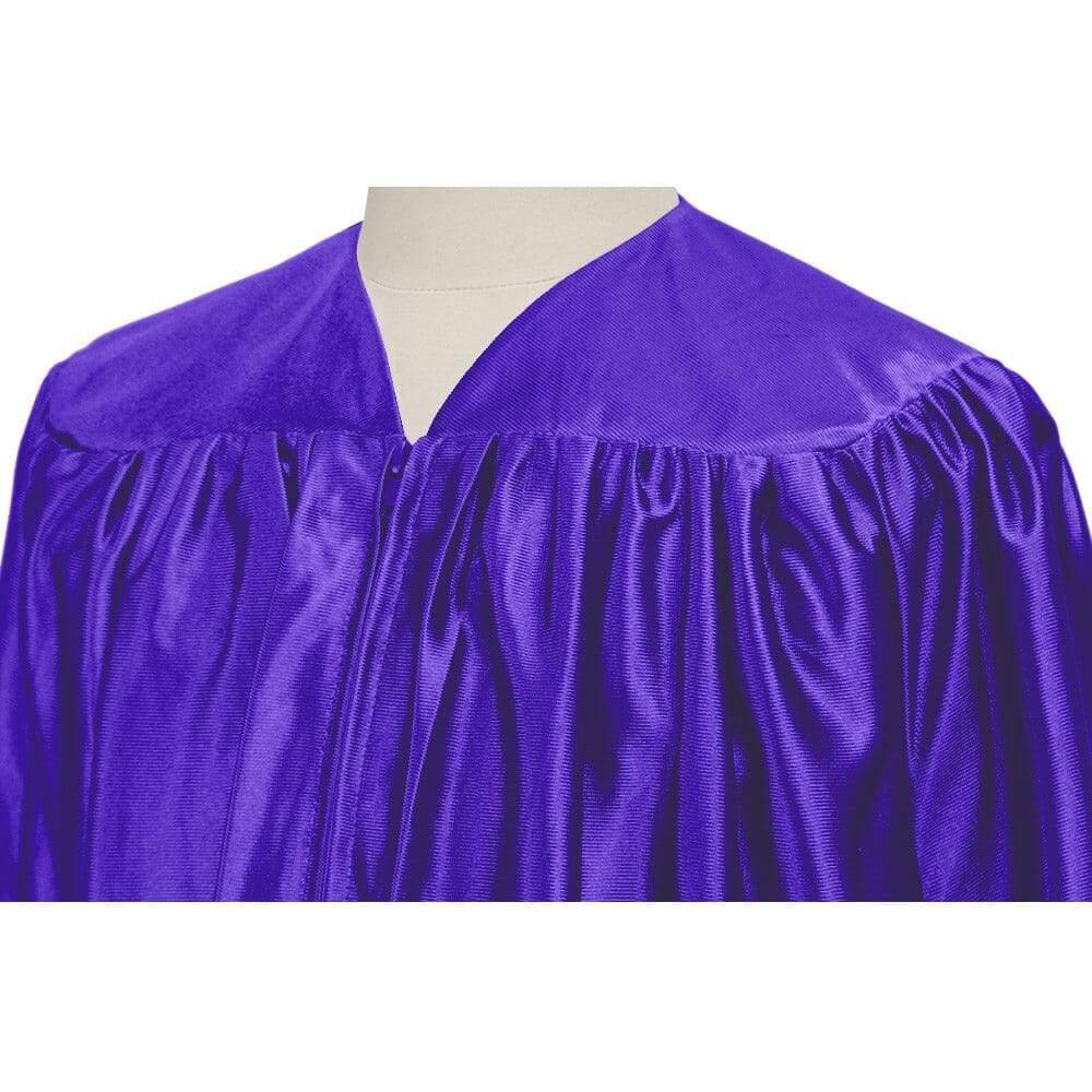 Children's Shiny Purple Choir Robe - Choir On