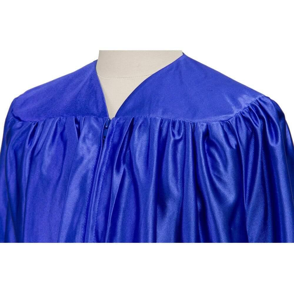 Children's Shiny Royal Blue Choir Robe - Choir On