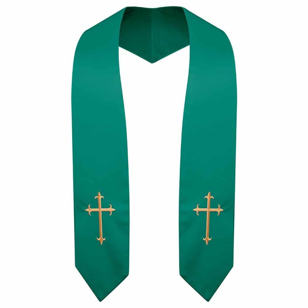 Emerald Green Classic Choir Stole - Choir On