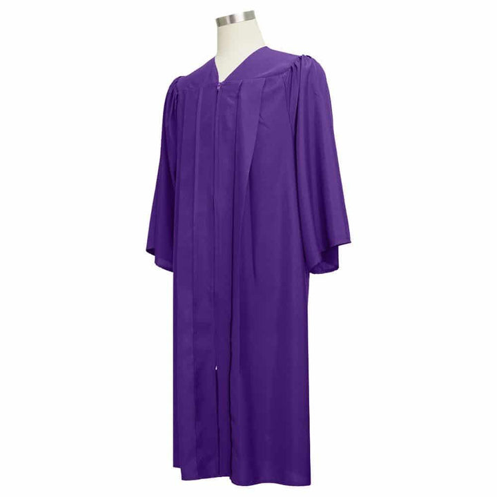 Matte Purple Choir Robe - Choir On