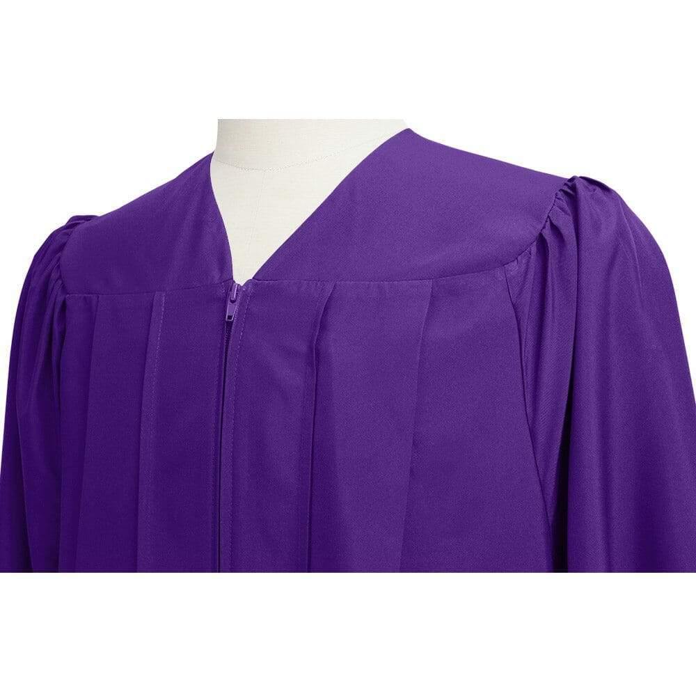 Matte Purple Choir Robe - Choir On