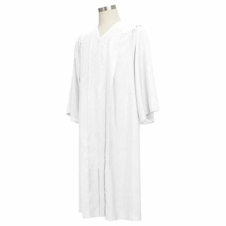 Matte White Choir Robe - Choir On