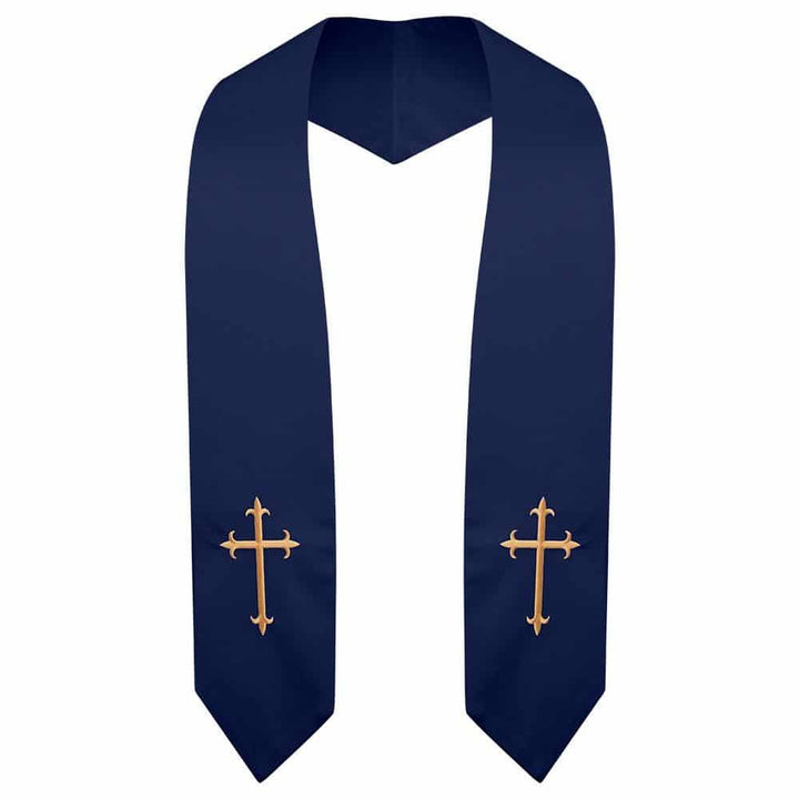 Navy Blue Classic Choir Stole - Choir On