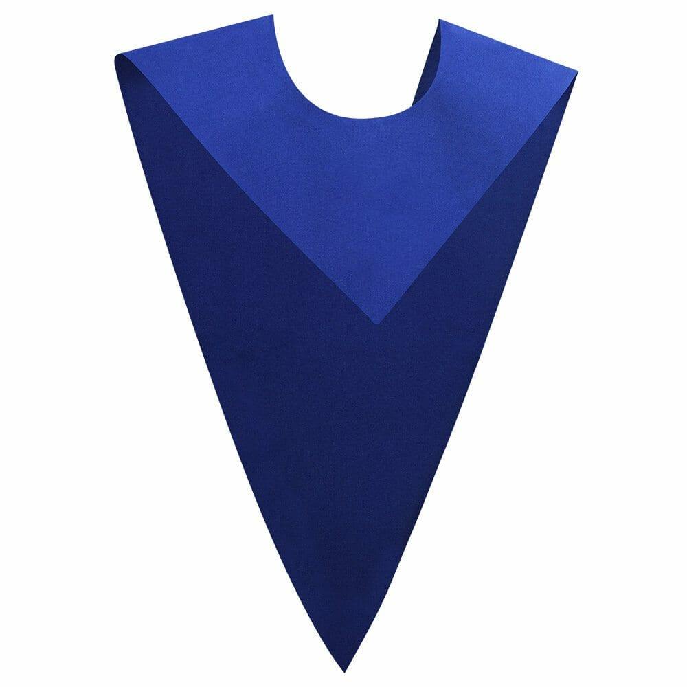 Royal Blue V-Neck Choir Stole - Choir On