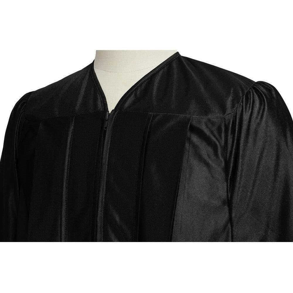 Shiny Black Choir Robe - Choir On