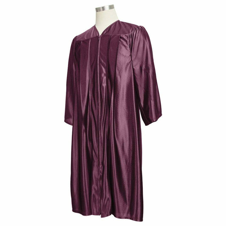 Shiny Maroon Choir Robe - Choir On