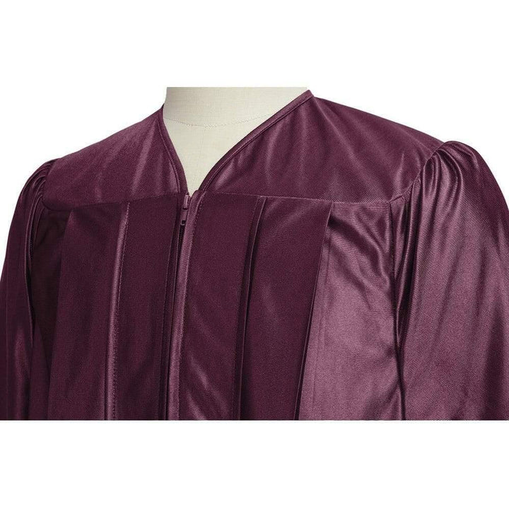 Shiny Maroon Choir Robe - Choir On