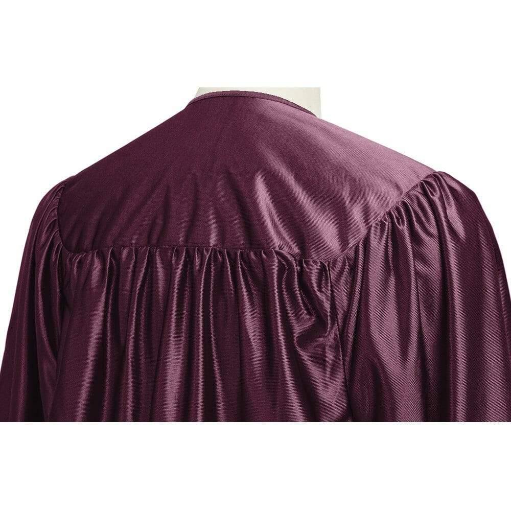 Shiny Maroon Choir Robe - Choir On