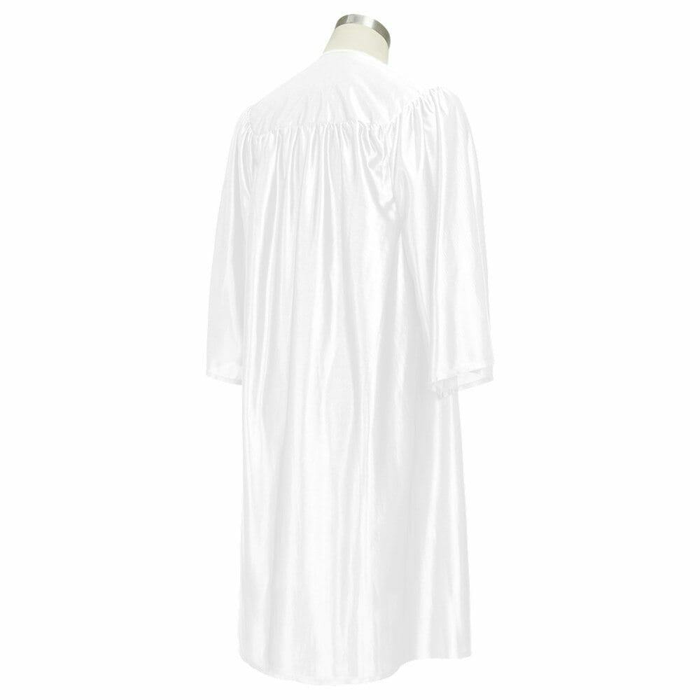 Shiny White Choir Robe - Choir On