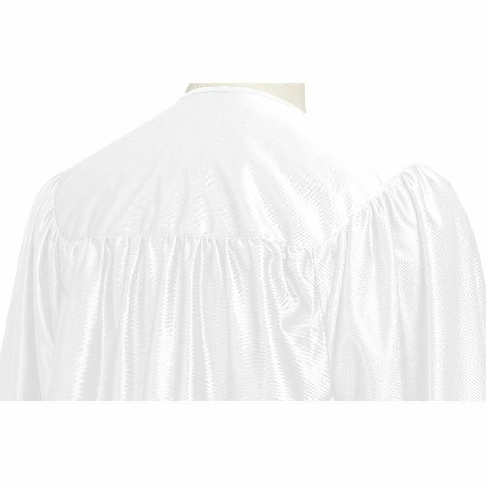 Shiny White Choir Robe - Choir On