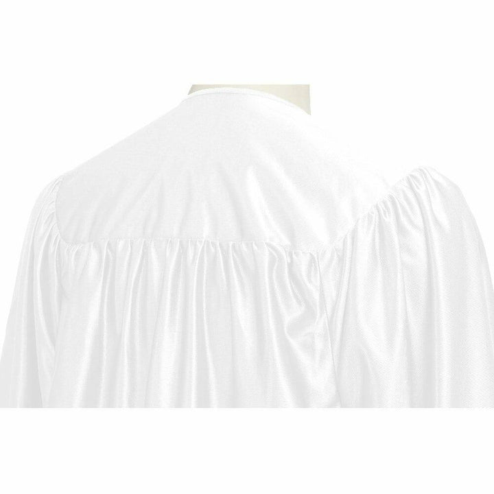 Shiny White Choir Robe - Choir On