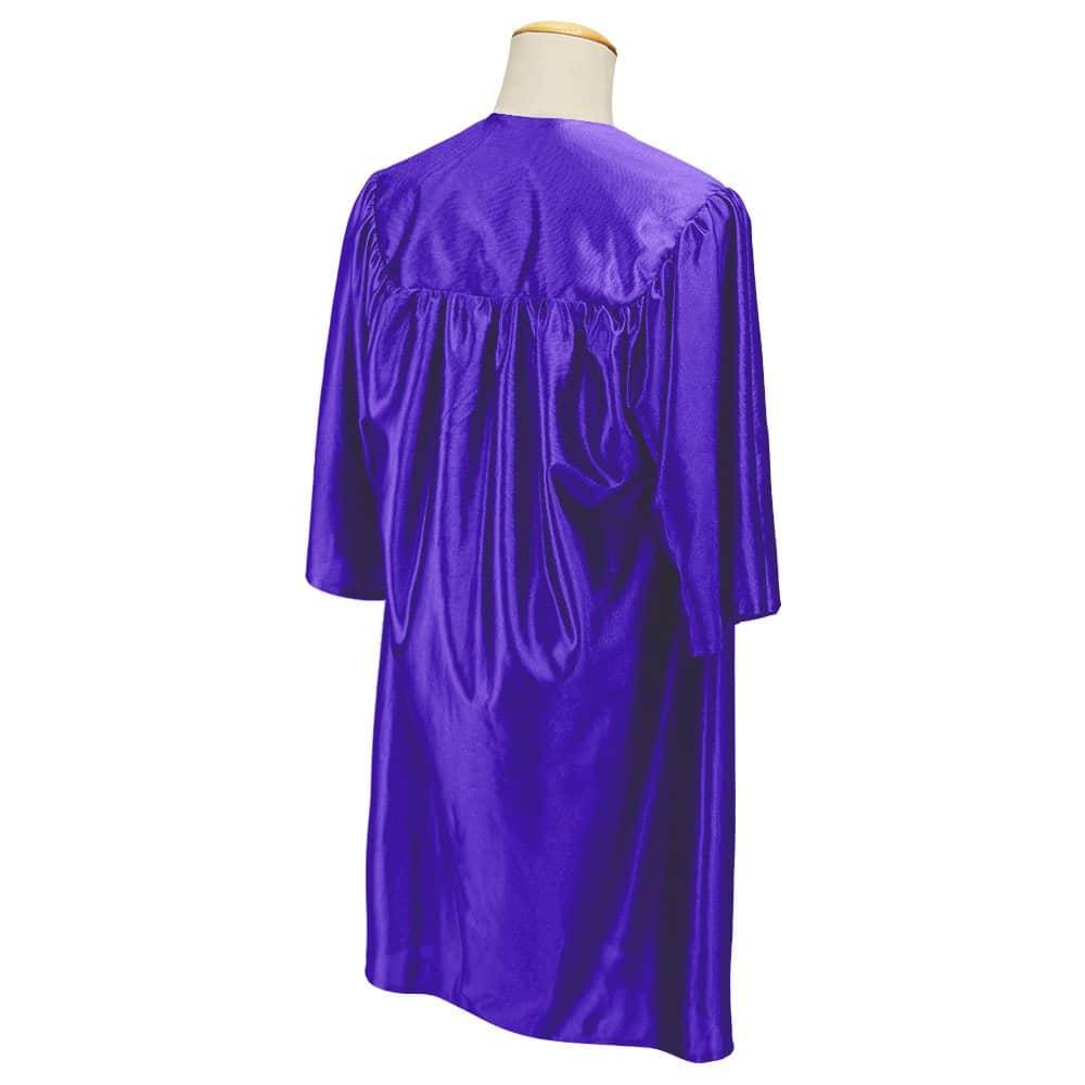 Children's Shiny Purple Choir Robe - Choir On