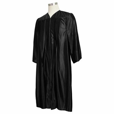 Shiny Black Choir Robe - Choir On